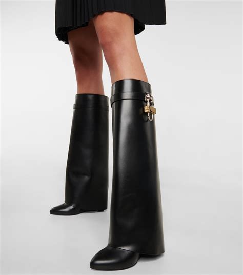 cheap givenchy shark lock boots|givenchy thigh high sock boots.